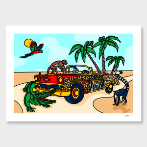 Jungle Boogie Art Print by Grace Popplewell