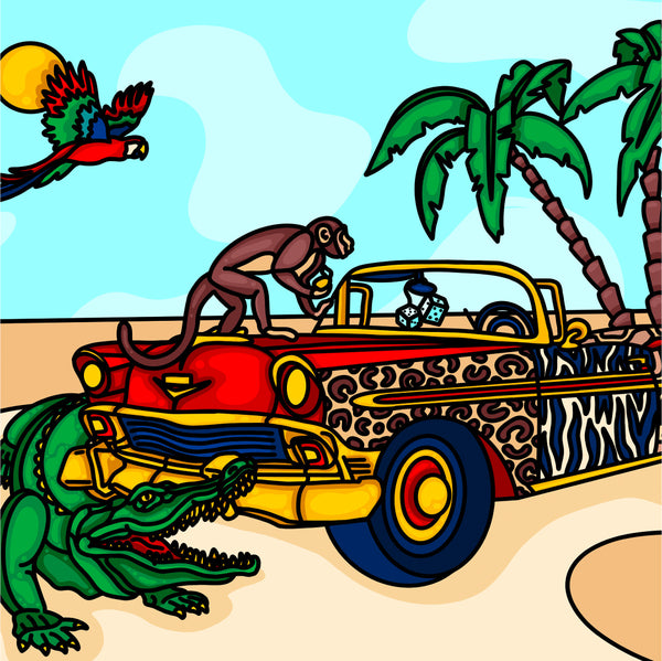 Jungle Boogie Art Print by Grace Popplewell