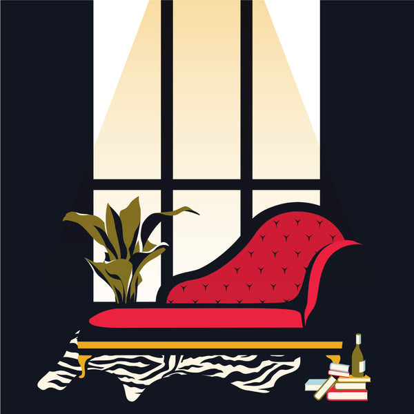 Chaise Lounge Art Print by Grace Popplewell